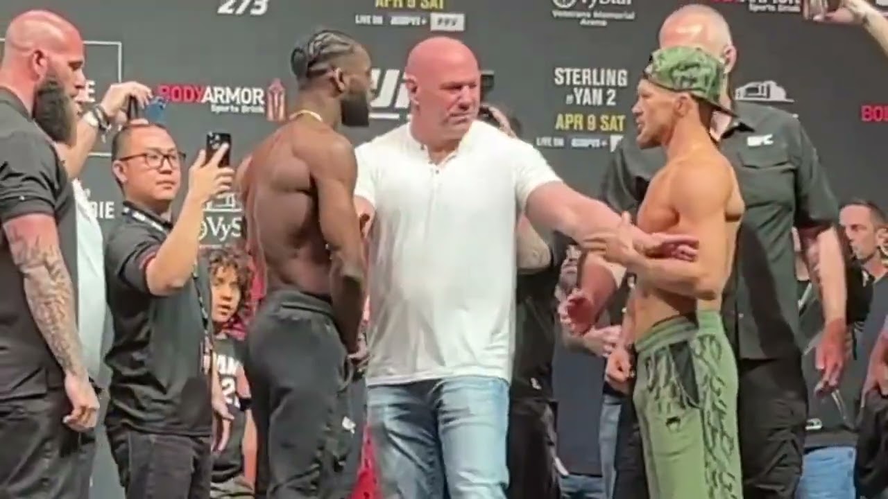 Petr Yan vs Aljamain Sterling 2 final face off 