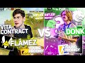 Donk vs flamez rivals  both povs chat cs2