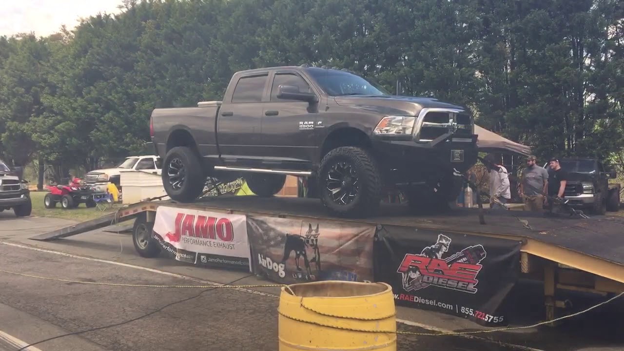 2017 Ram 2500 Cummins, 598 hp 1231 tq Rudys Diesel season opener Dyno