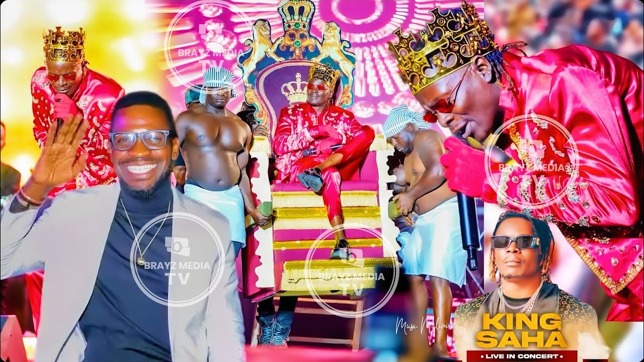 Bobi Wine Shows up for King Saha Live in Concert at Lugogo Cricket Oval