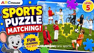 Sports Puzzle Matching Game for Kids | Level 5 | Fun Earth TV screenshot 5