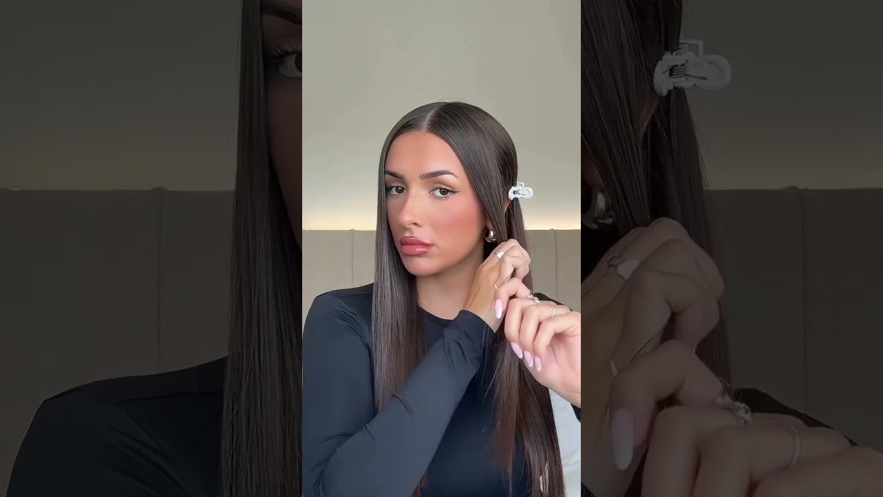 Hair hacks with @oliviacrompton ✨ #hairtutorial #hairinspo