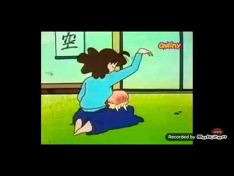 궁뎅이 맞는짱구