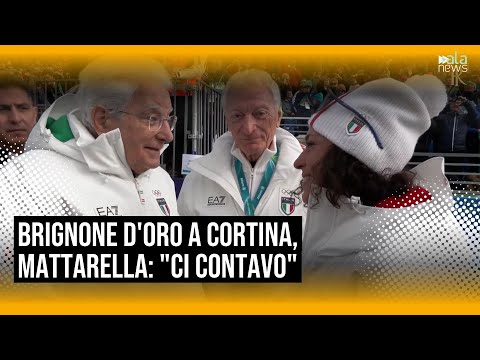 Video Milano Cortina, Mattarella si congratula con Federica Brignone per l'oro: Ci contavo
