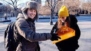 NYC Strangers Try Filipino Leche Flan For the First Time, FAVORITE DESSERT EVER?!