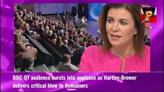 BBC QT audience bursts into applause as Hartley-Brewer delivers critical blow to Remainers