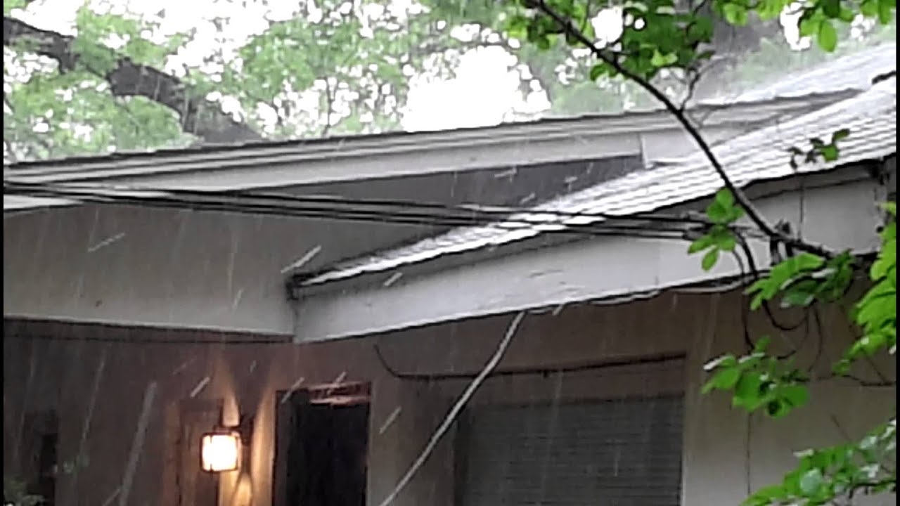 Hail Storm Del Rio Texas - YouTube