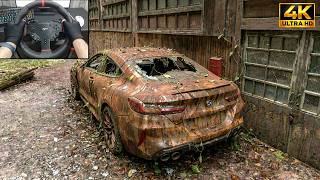 Abandoned BMW M8 Competition Restoration | Forza Horizon 6 Steering Wheel Gameplay