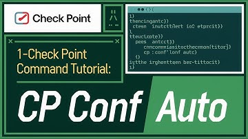 1-Check Point firewall Command Tutorial: cp conf auto