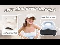 CRICUT HAT PRESS UNBOXING 🧢 | 2 Cricut Hat Press Projects To Make (Easy!)