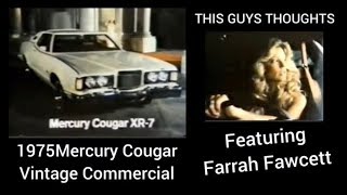 1975 Farrah Fawcett Mercury Cougar Commercial
