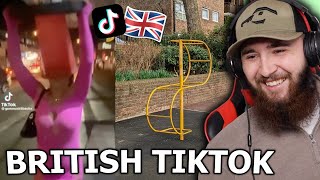American Reacts to FUNNIEST BRITISH TIKTOKS *don't go to uk parks*