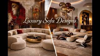 Famous Luxury Sofa Designs That Instantly Upgrade Your Living Room | Everyday Interiors TV design Wealth