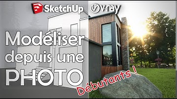 SketchUp DEBUTANT - Modeliser à partir d