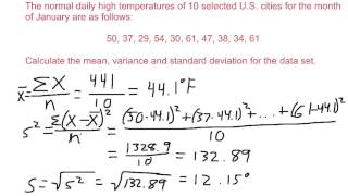 Algebra2 11.7 Standard Deviation Profile