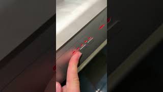 Candy Brava dishwasher start of wash