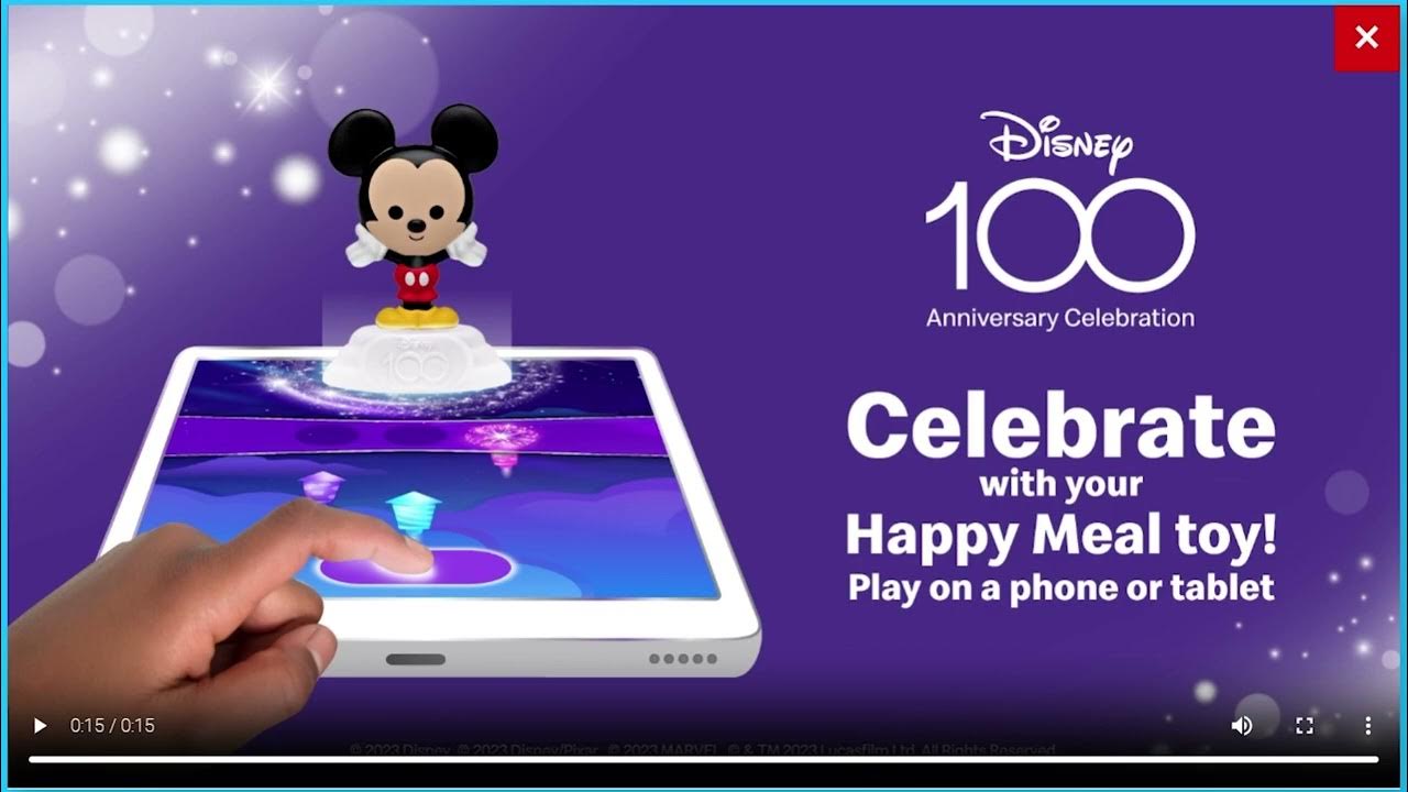 Happy Meal Toys Nov Dec 2023 DISNEY 100 McDonalds YouTube