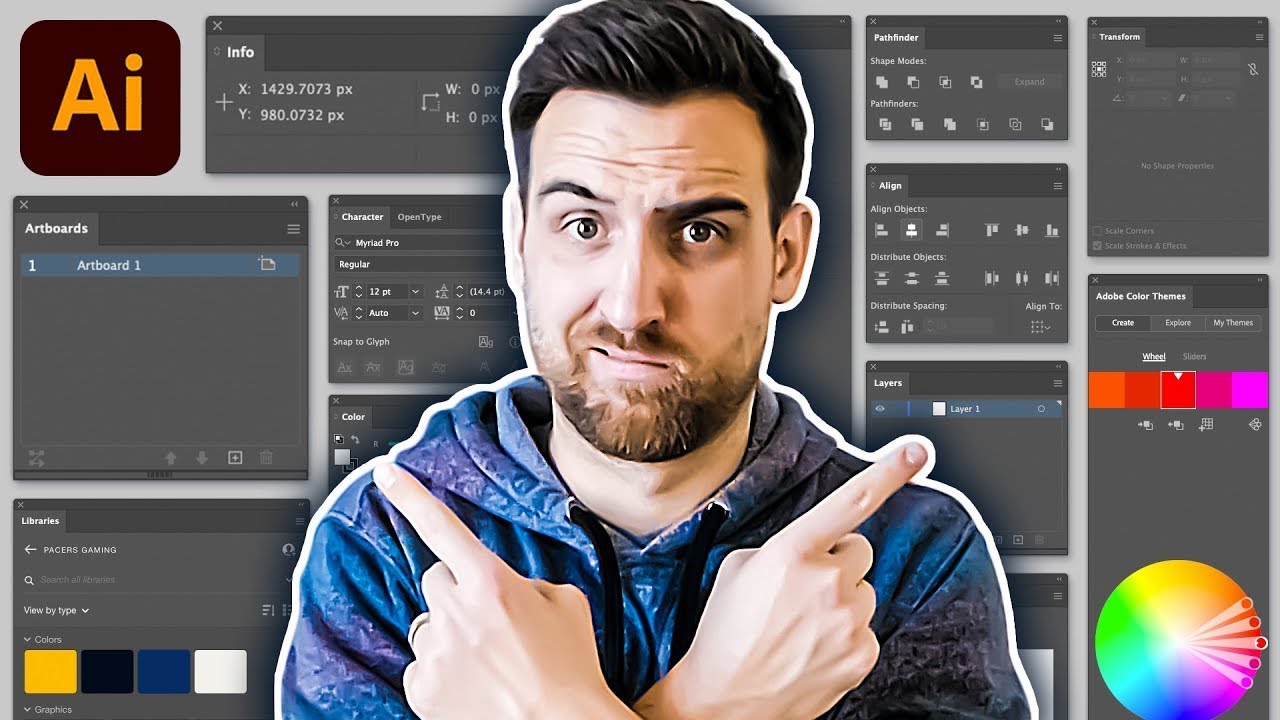 Illustrator Workspace Setup & Tutorial for Beginners - YouTube
