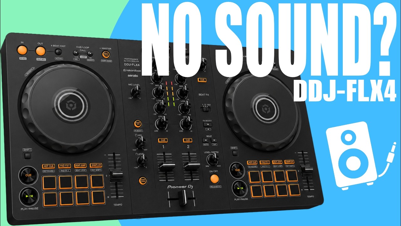 Complete Guide] No Sound from the DDJ-FLX4!! Causes and Fixes