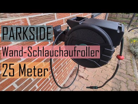 Parkside Wandschlauchbox 25m - YouTube