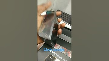 Hd wifi clock camera hidden
