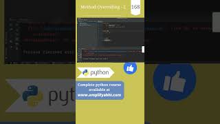 Python : Method Overriding | Part 2 | py srt 168