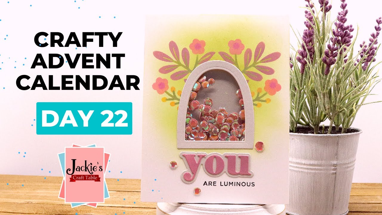 Crafty Advent Calendar Day 22 Spellbinders Inspiration YouTube
