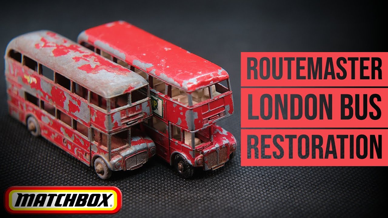 MATCHBOX restoration: 5C & 5D Routemaster London Bus - YouTube