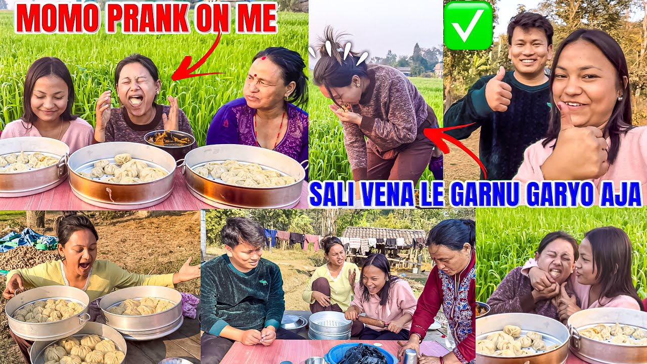 SALI VENA MILERA FASAUNU FASAYE NI 🥵 || यति सम्म गर्छन् सोचेको पनि थिएन् 😢 || Momo Prank On Me 