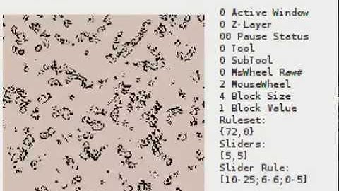 Combination Automata forms replicating comet-like tails behind gliders