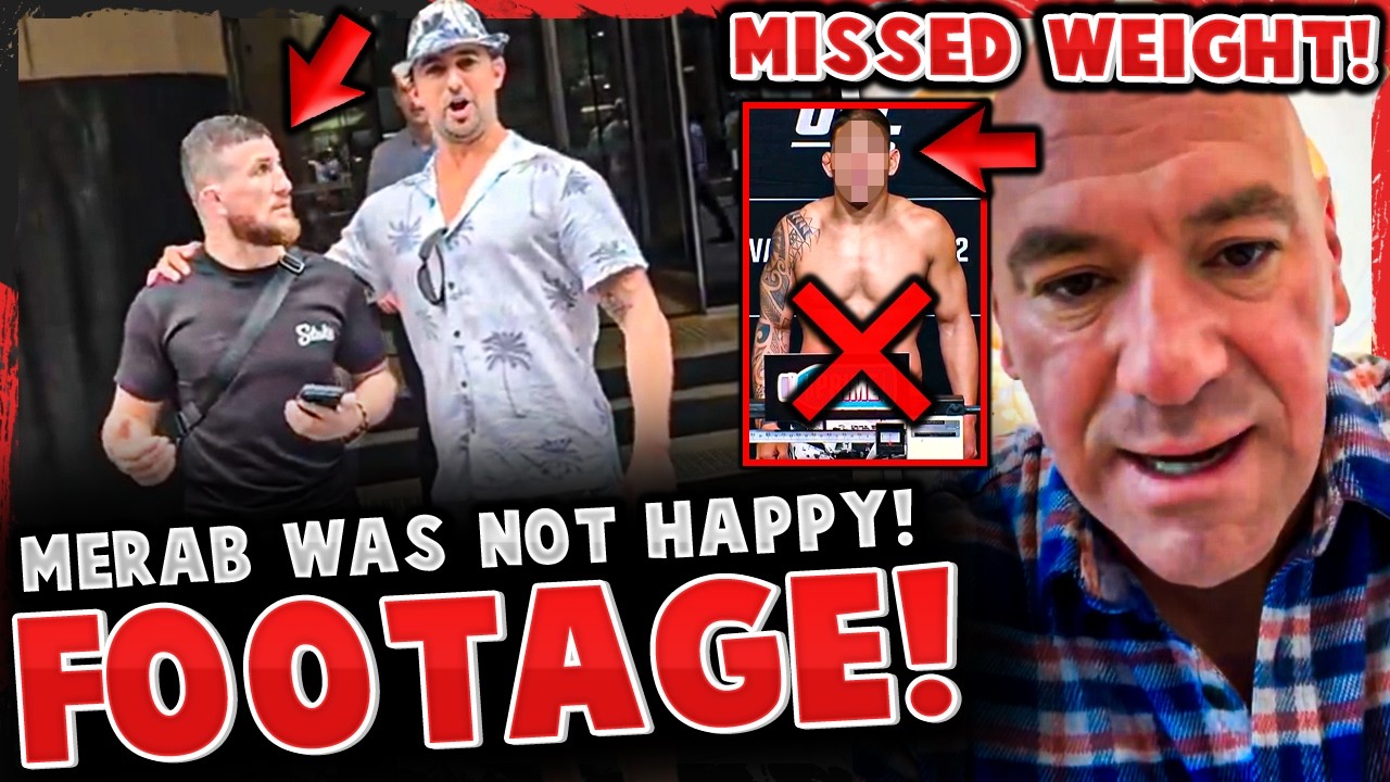 UFC 323 FIGHTER MISSES WEIGHT! *FOOTAGE* Merab Dvalishvili GETS ANNOYED w/ FAN! UFC 323