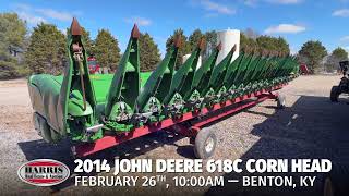 Equipment Auction: 2014 John Deere 618C Corn Head — THIS WEEK!