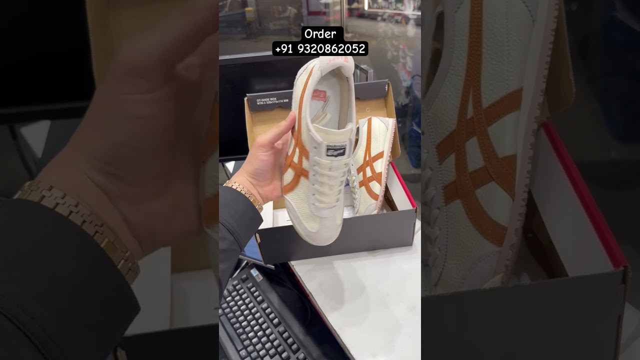 Onitsuka Tiger Mexico Cream Orange💖Semi UA quality ❤️‍🔥COD available with safety box 📦