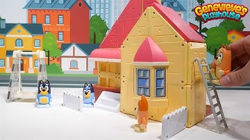 New Bluey Tile Town Magnetic Playset - Fun & Playful Video for Kids