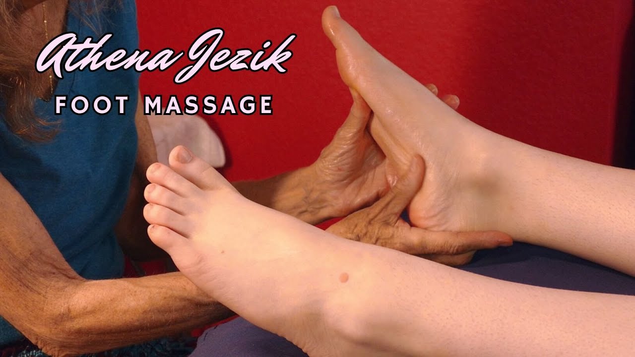 Foot Massage for Relaxation ♥ Best Pain Relief Techniques, How to, ASMR | Athena Jezik
