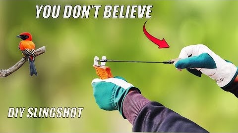 Homemade Powerful Slingshot | DIY Wooden Sling Shot (Full Video)