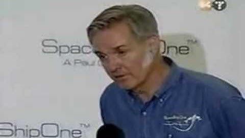 First Private Space Plane Space Ship One Flight