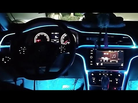 სალონში ლედ განათების ლენტის დაყენება გაბარიტის შუქზე