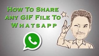 How to send GIF on whatsapp GIF 2017  in hindi. How to make own GIF. screenshot 4