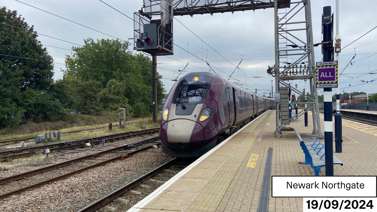 Trains at Newark Northgate (19/09/2024)