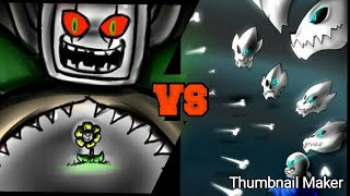 Sans vs Flowey Re-sound full body animation