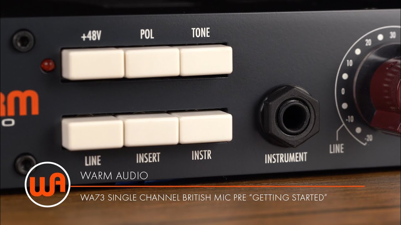 Warm Audio // WA73 Single Channel British Mic Pre 