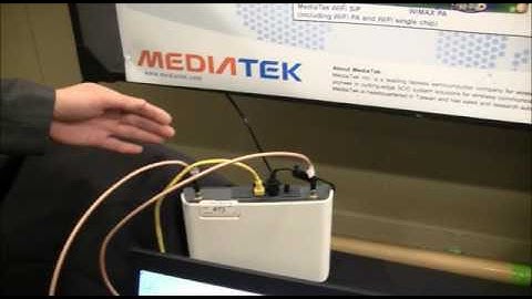 ISSCC 2011: 7.7 A 70Mb/s -100.5dBm Sensitivity 65nm LP MIMO chipset for WiMAX Portable Router