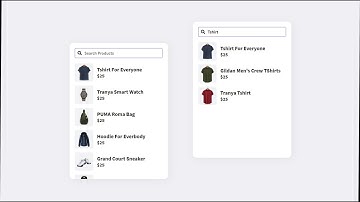 JavaScript Project | Create Product Search Engine/Bar/Filter in JavaScript