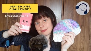 ASMR | Mai'Emoji Challenge n°5 💦🥛🍫🗣️🌈💆🏻‍♀️