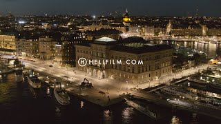 9022. Nationalmuseum Drone Stock Footage Video