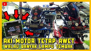 LAMPU LED TOURING ANTI BIKIN AKI TEKOR BUAT MOTOR