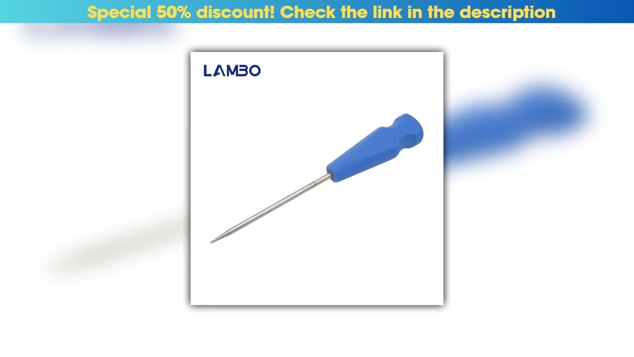 First Look Stardrive Screwdriver,Hexagonal Screwdriver, Rubber Handle, Veterinary Hand Tools, Ortho