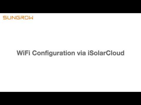 iSolarCloud - WiFi Configuration