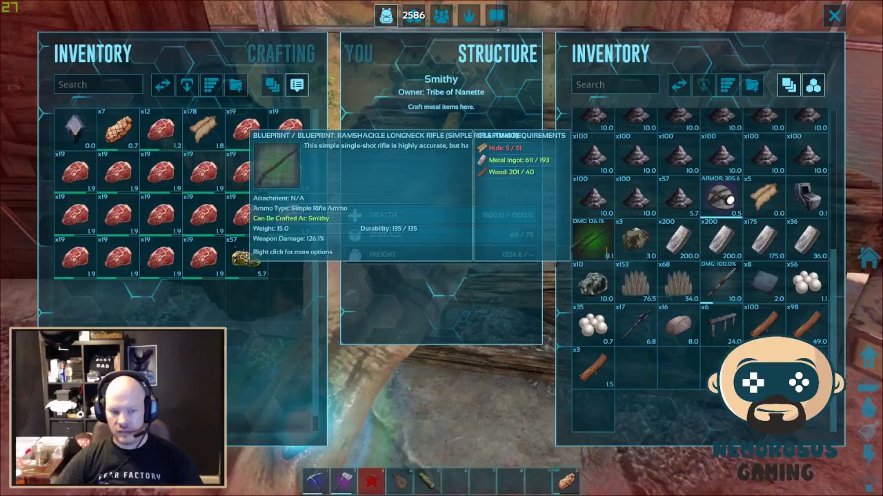 Ark Survival Evolved - Snow cave run/multiplayer banter